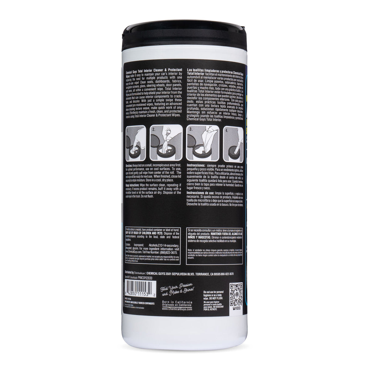Total Interior Cleaner & Protectant Canister Wipes - image 13