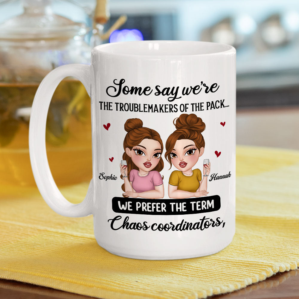 Custom Best Friend, Christmas & Birthday Friendship Keepsake Gift • Masterminds Of Delightful Disorder - Personalized Mug