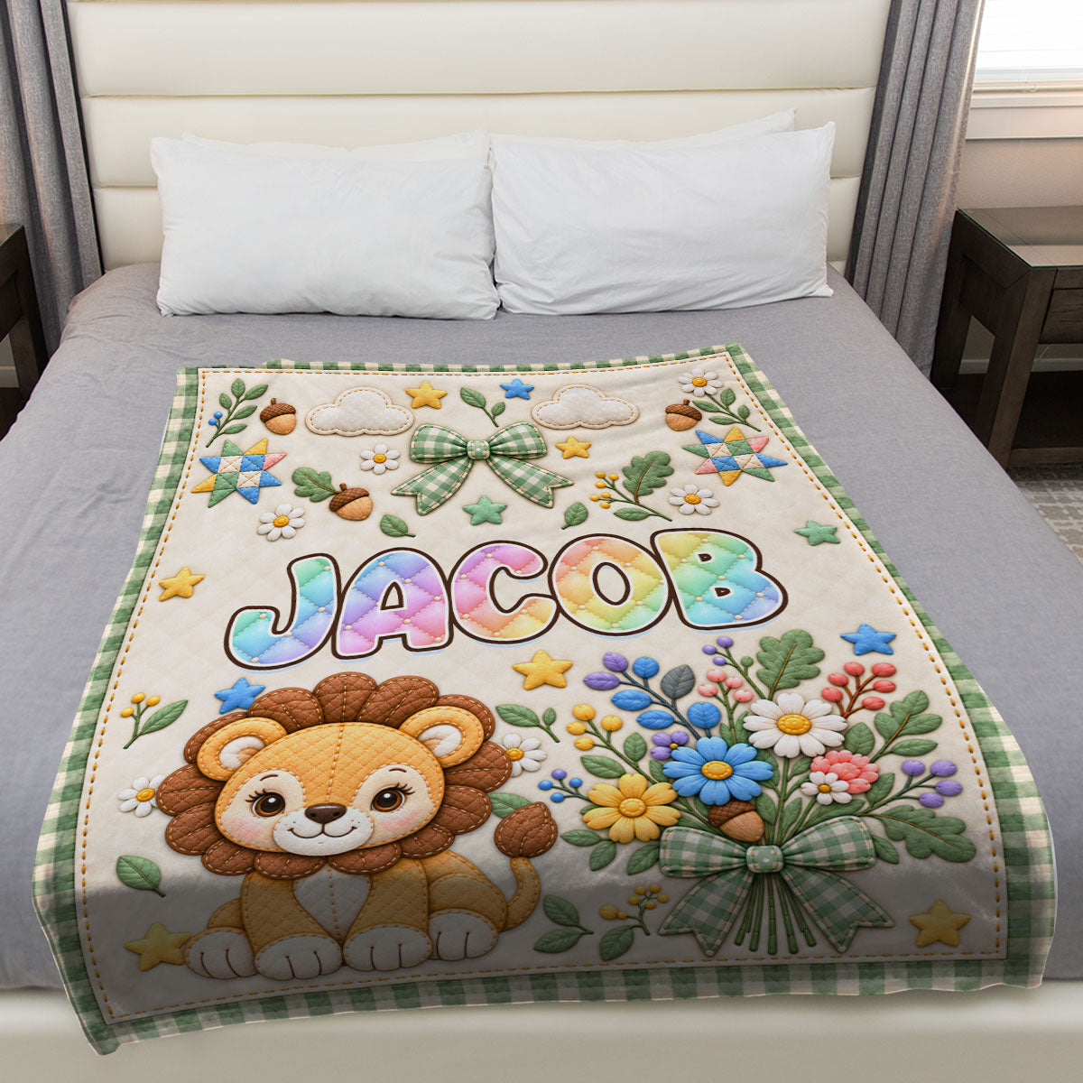 A Little Garden Of Love - Personalized Fleece Blanket