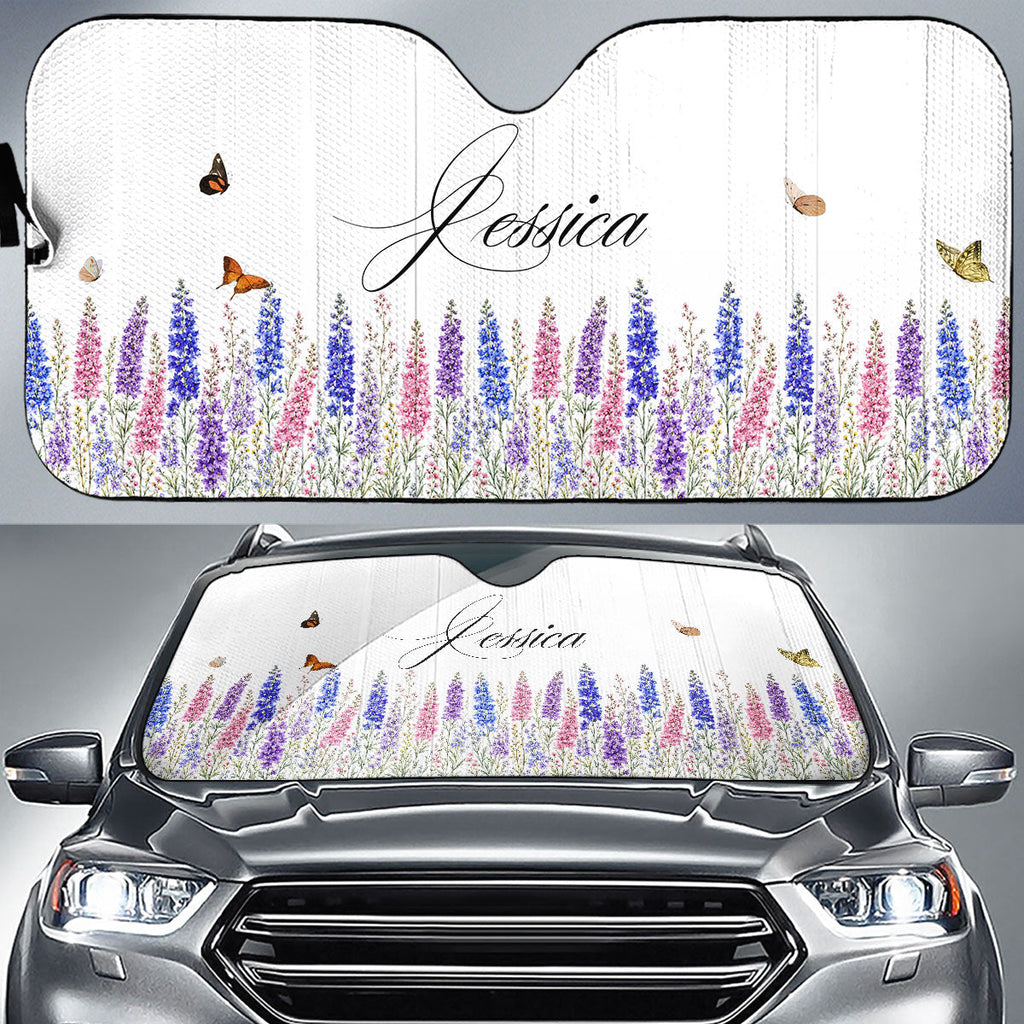Bloom Behind Every Journey - Personalized Car Sunshade