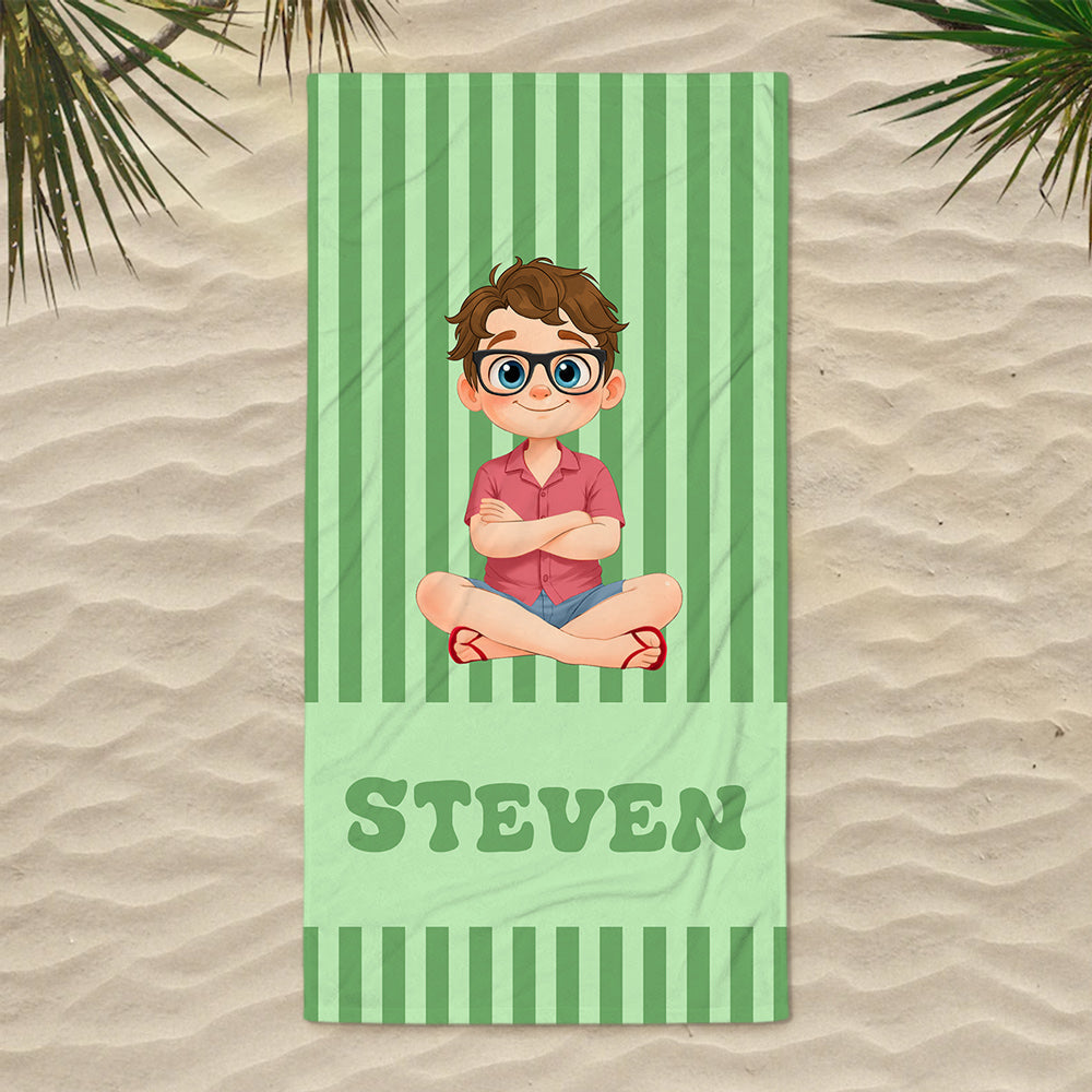Summer Is Coming - Personalized Beach Towel