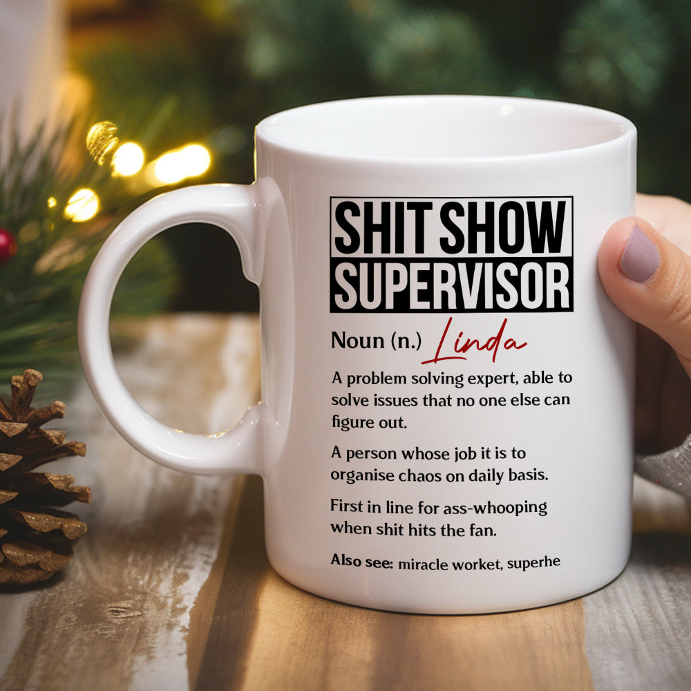 Custom Coworker, Christmas & Birthday Team Appreciation Gift • Problem Solver - Personalized Coffee Mug