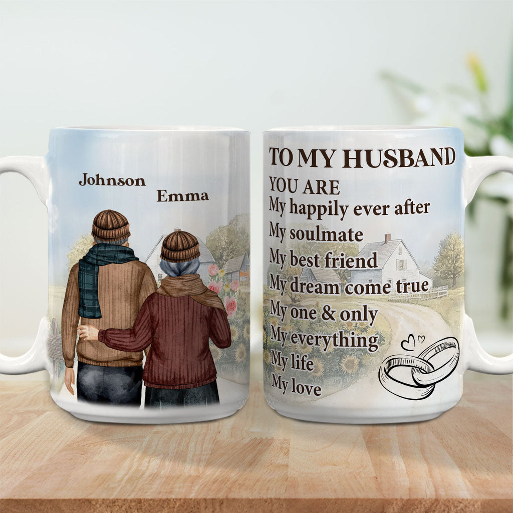 Custom Anniversary Keepsake Gifts For Couple • My Life And My Love - Personalized Coffee Mug