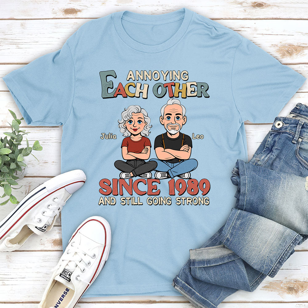 Custom Anniversary Keepsake Gifts For Couple • Love You Forever Version 2 - Personalized Shirt
