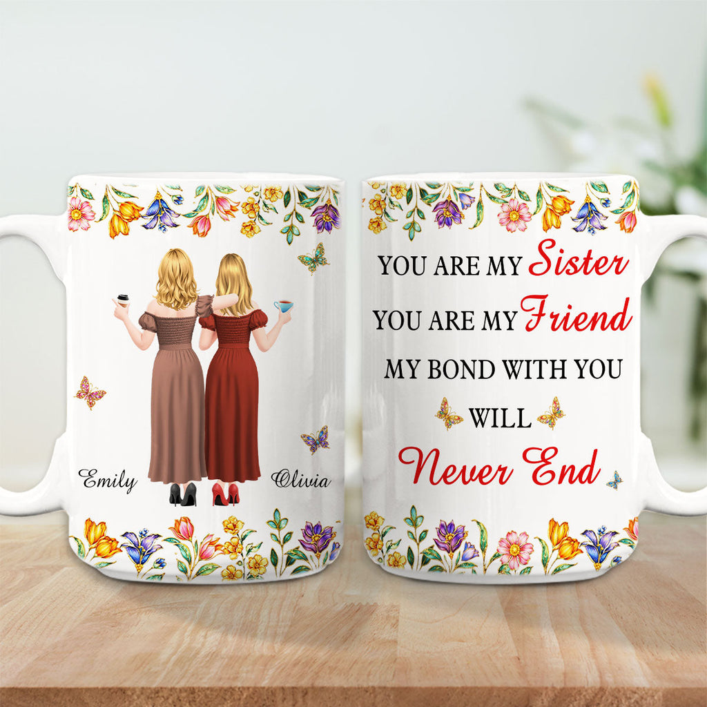 Custom Christmas & Birthday Gift for Brother & Sister • My Bond With You - Personalized Coffee Mug