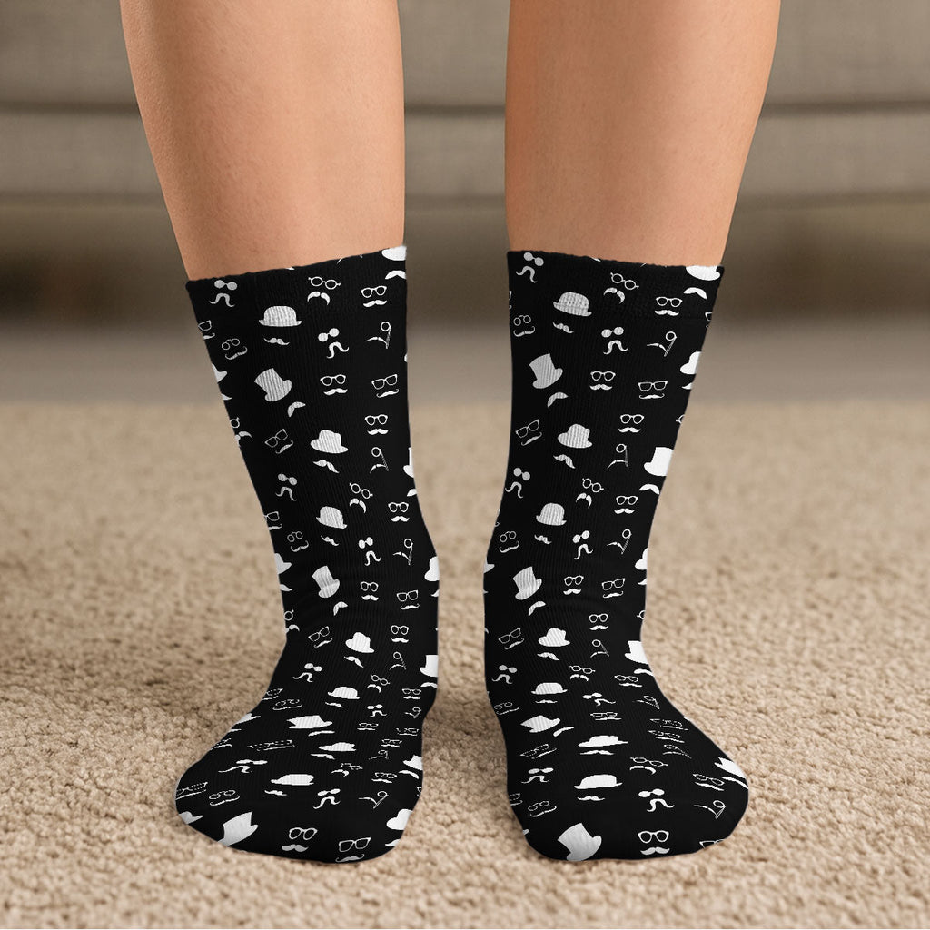 Custom Unique Footwear, Christmas Birthday Gift For Him & Her • Certified Member Of Eye Rest - Personalized Crew Socks