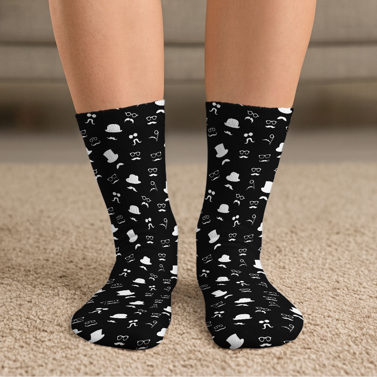 Custom Unique Footwear, Christmas Birthday Gift For Him & Her • Certified Member Of Eye Rest - Personalized Crew Socks