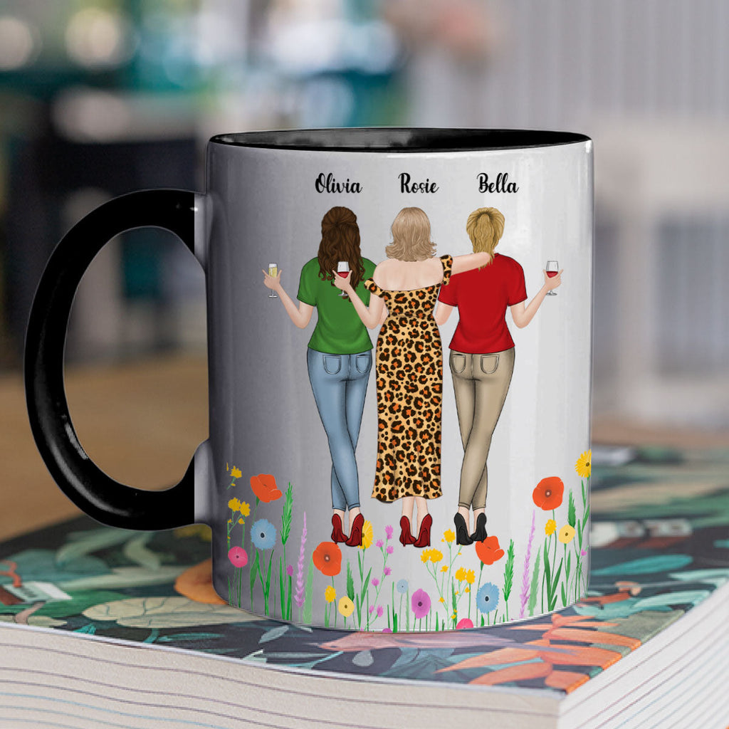 Custom Best Friend, Christmas & Birthday Friendship Keepsake Gift • Good Times Better With Friends - Personalized Accent Mug