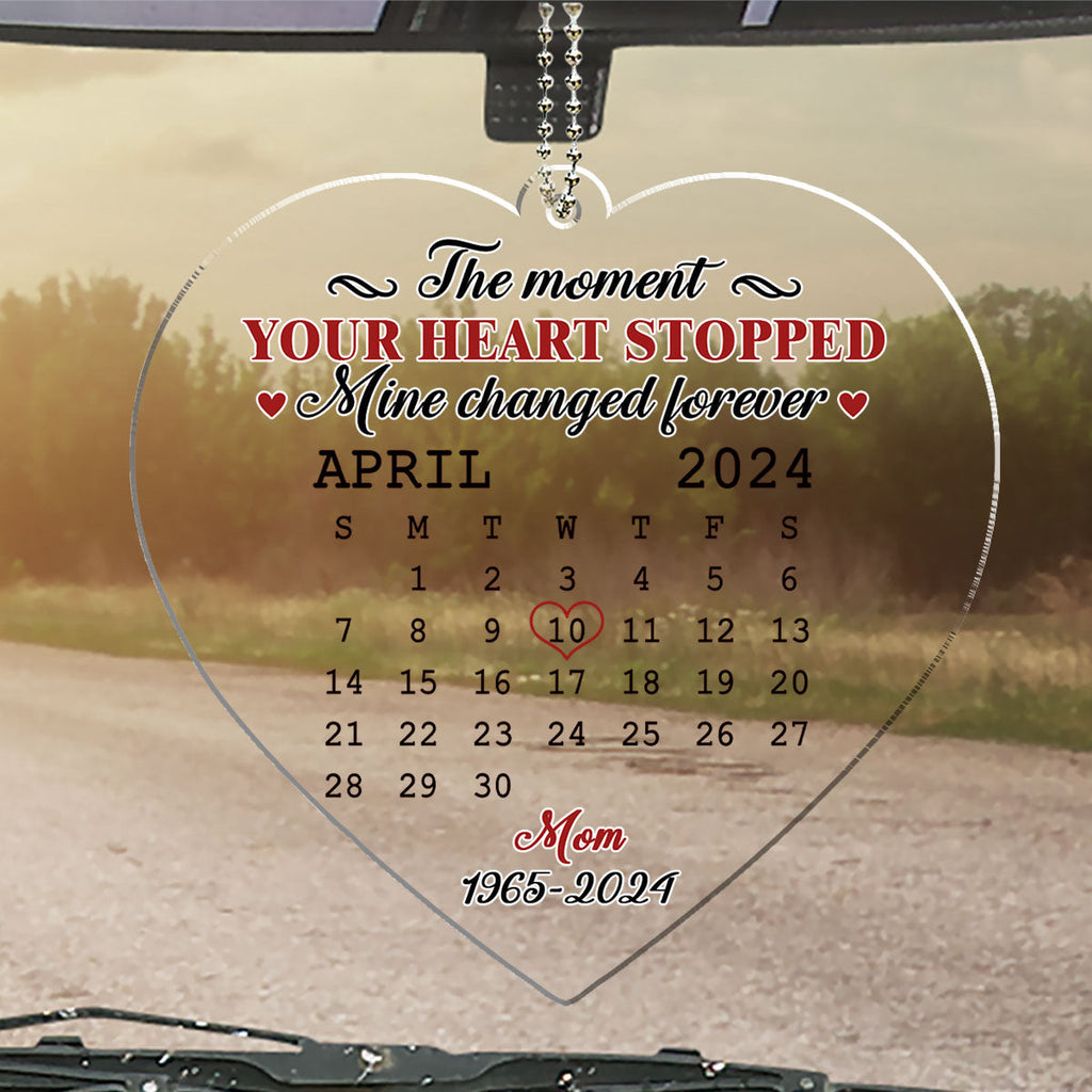 The Moment - Personalized Car Ornament