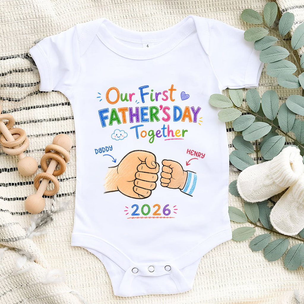 Our First Year - Personalized Baby Onesie
