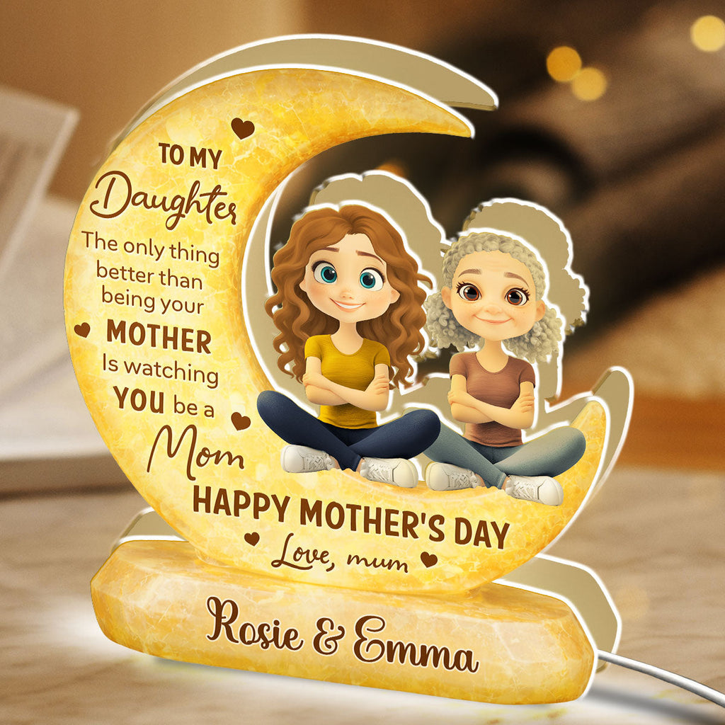 To My Daughter - Personalized Light Box