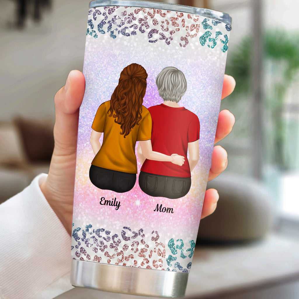 Custom Christmas Birthday Gifts For Daughter • From Mom To Badass Daughter - Personalized Tumbler
