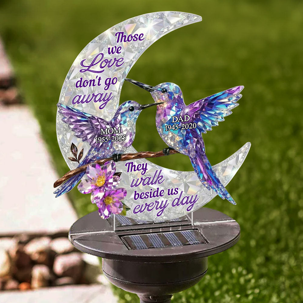 They Never Go Away - Personalized 3D Effect Solar Light