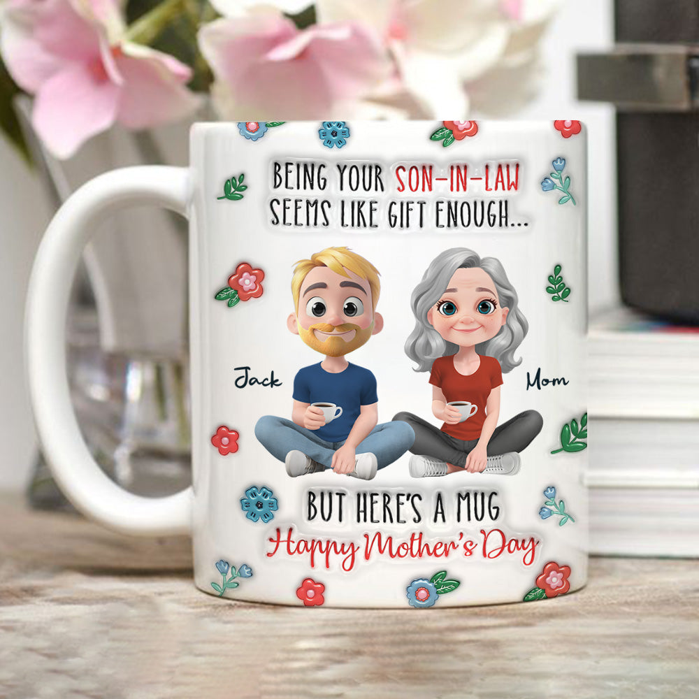 Custom Mother's Day Gift for Mom & Grandma • Officially Your Favorite Now - Personalized 3D Inflated Effect Mug