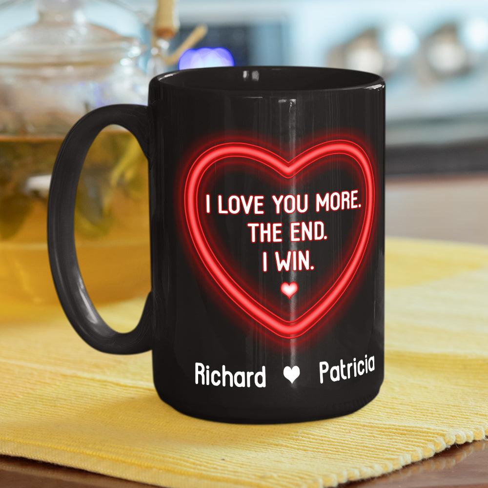 Custom Anniversary Keepsake Gifts For Couple • I Love You More Forever - Personalized Coffee Mug