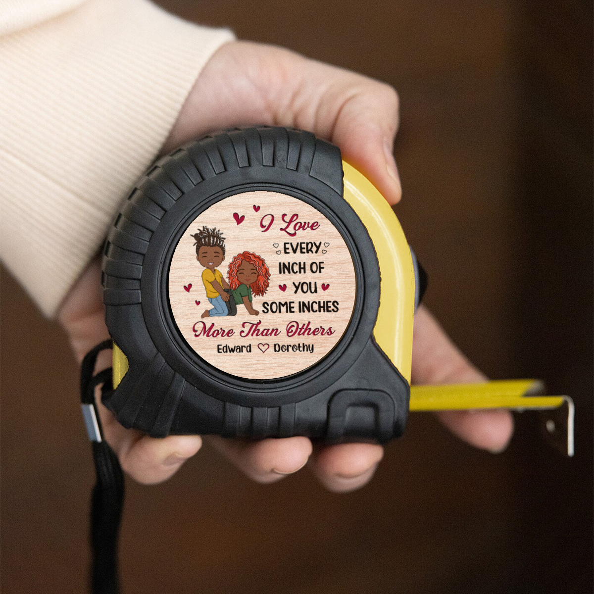 I Really Love Every Inch Of You - Personalized Tape Measure
