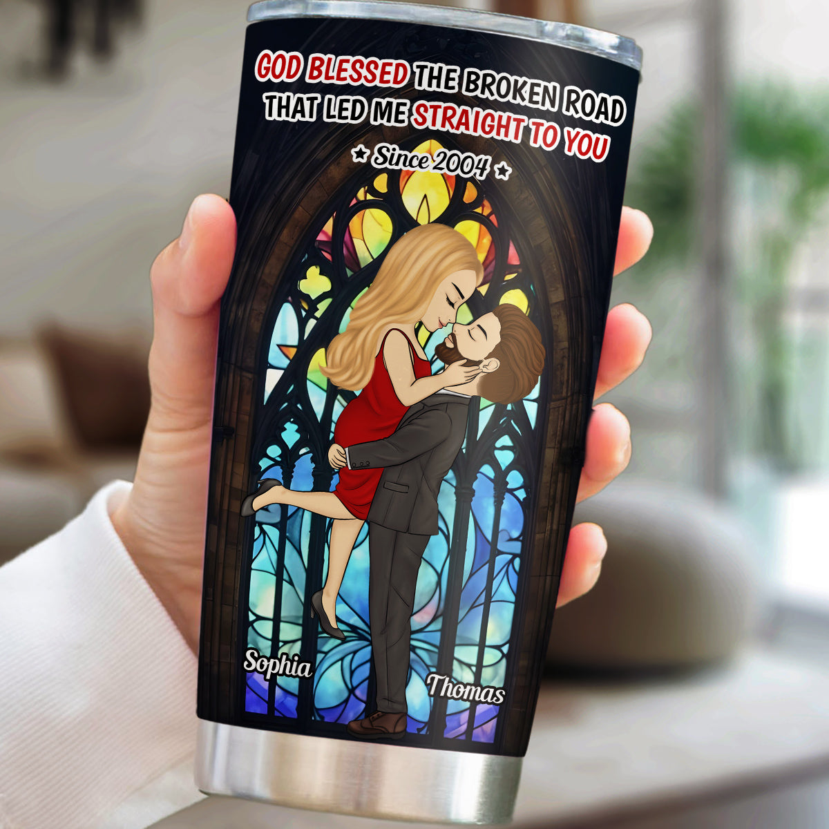 God Blessed - Personalized Tumbler