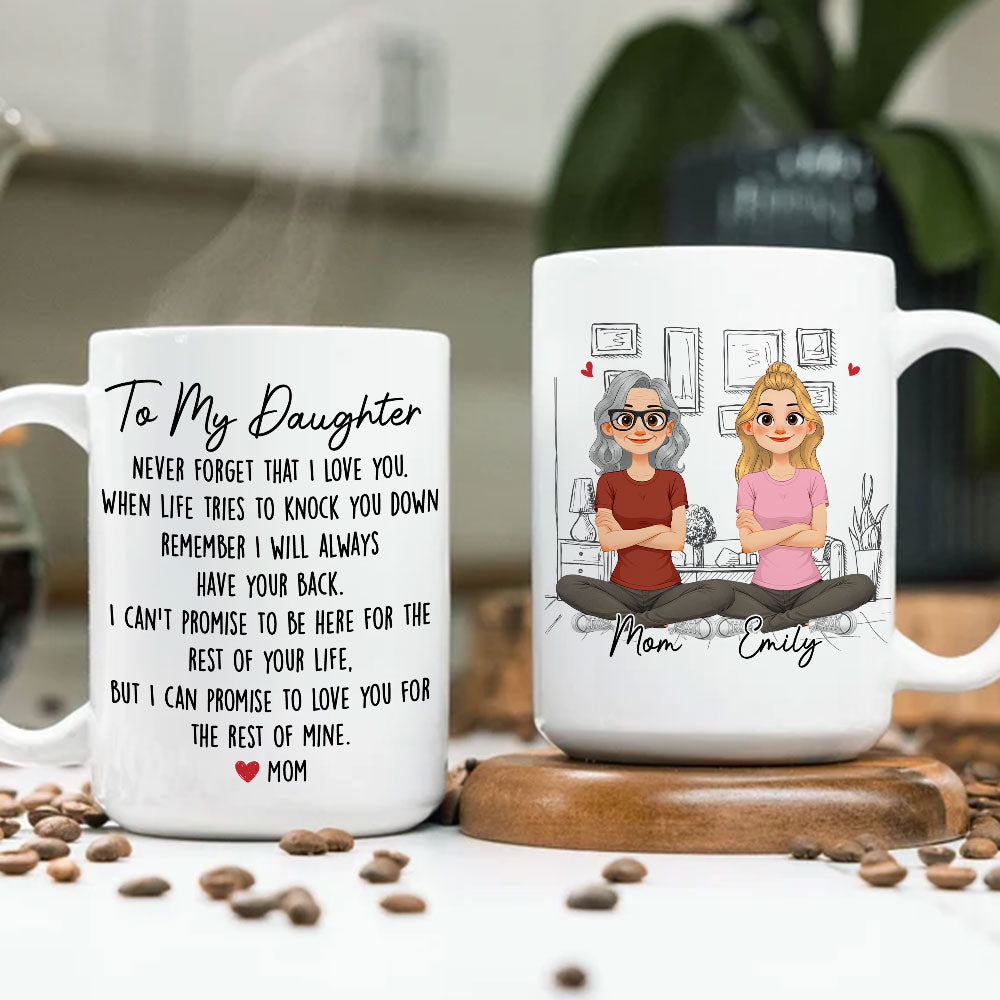 Custom Christmas & Birthday Gift for Son • Never Forget That I Love You - Personalized Coffee Mug