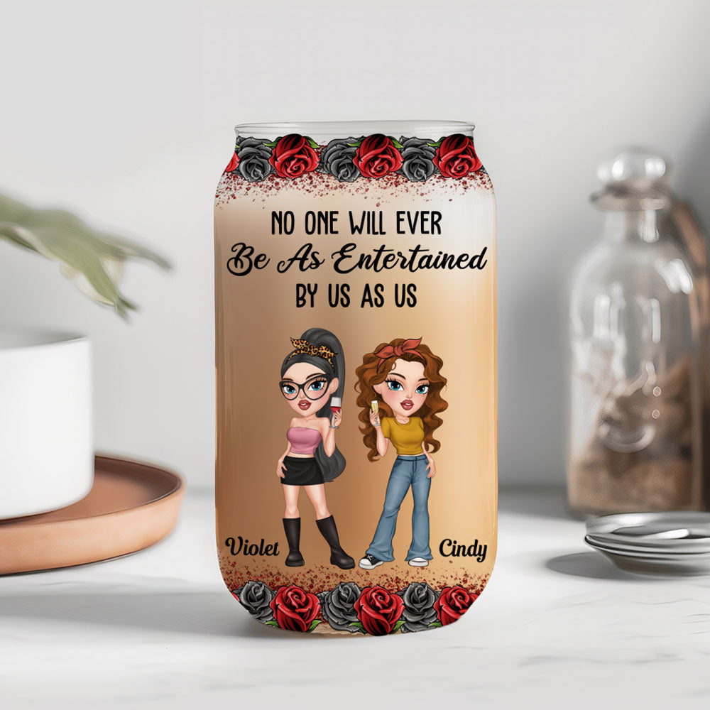 No One Will Ever - Personalized Glass Can