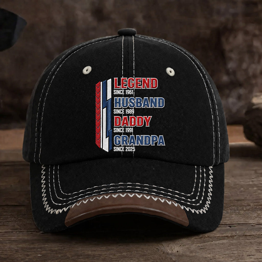 Belongs To Legend - Personalized Vintage Soft Baseball Cap