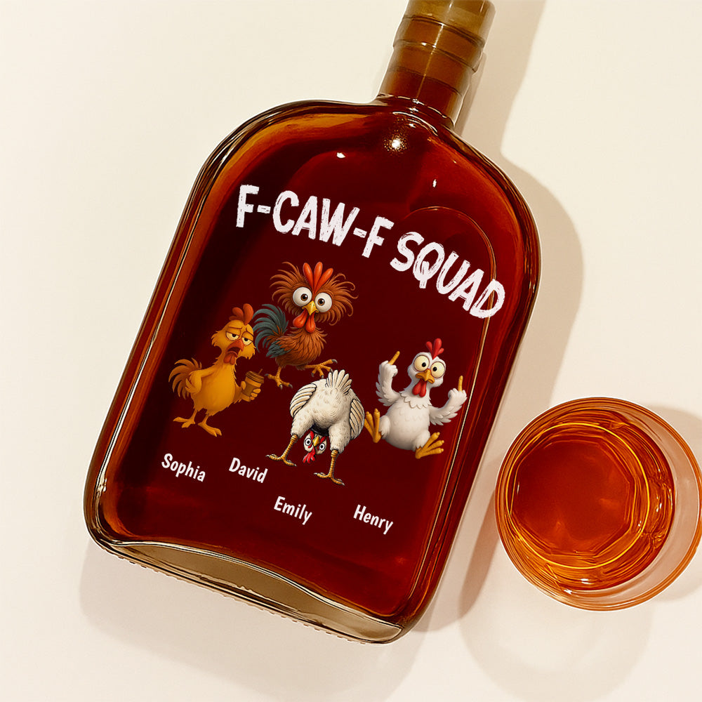 FACWF Squad - Personalized Spirits Decanter