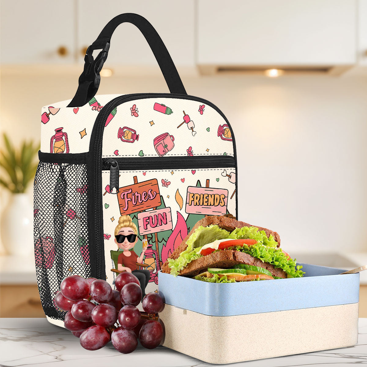 Camping Crew - Personalized Insulated Lunch Bag