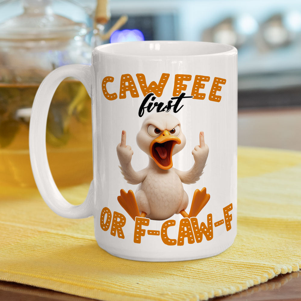 Custom Coworker, Christmas & Birthday Team Appreciation Gift • Zero Clucks Given Today - Personalized Coffee Mug