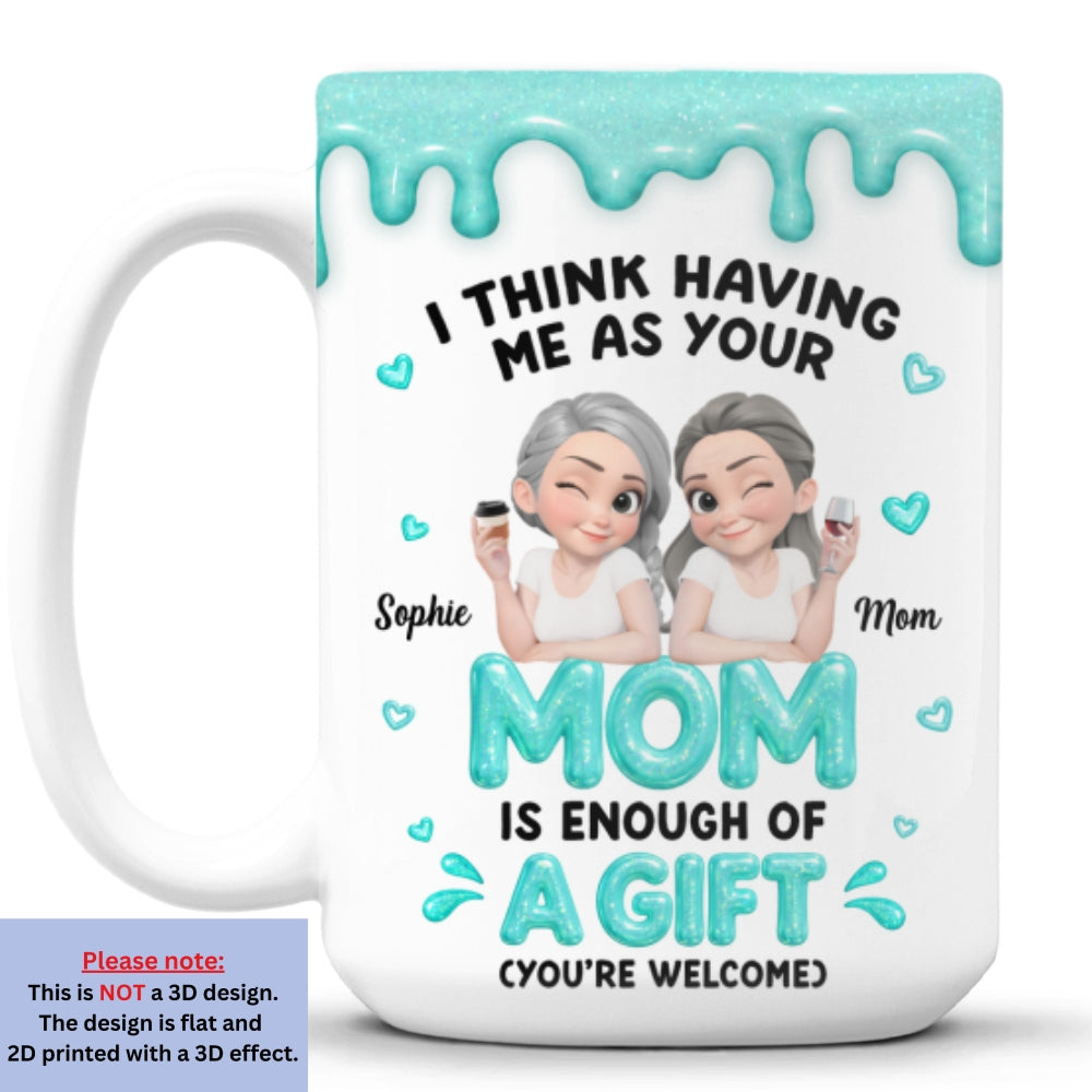 Custom Christmas & Birthday Gift for Daughter • Forever My Girl - Personalized Coffee Mug