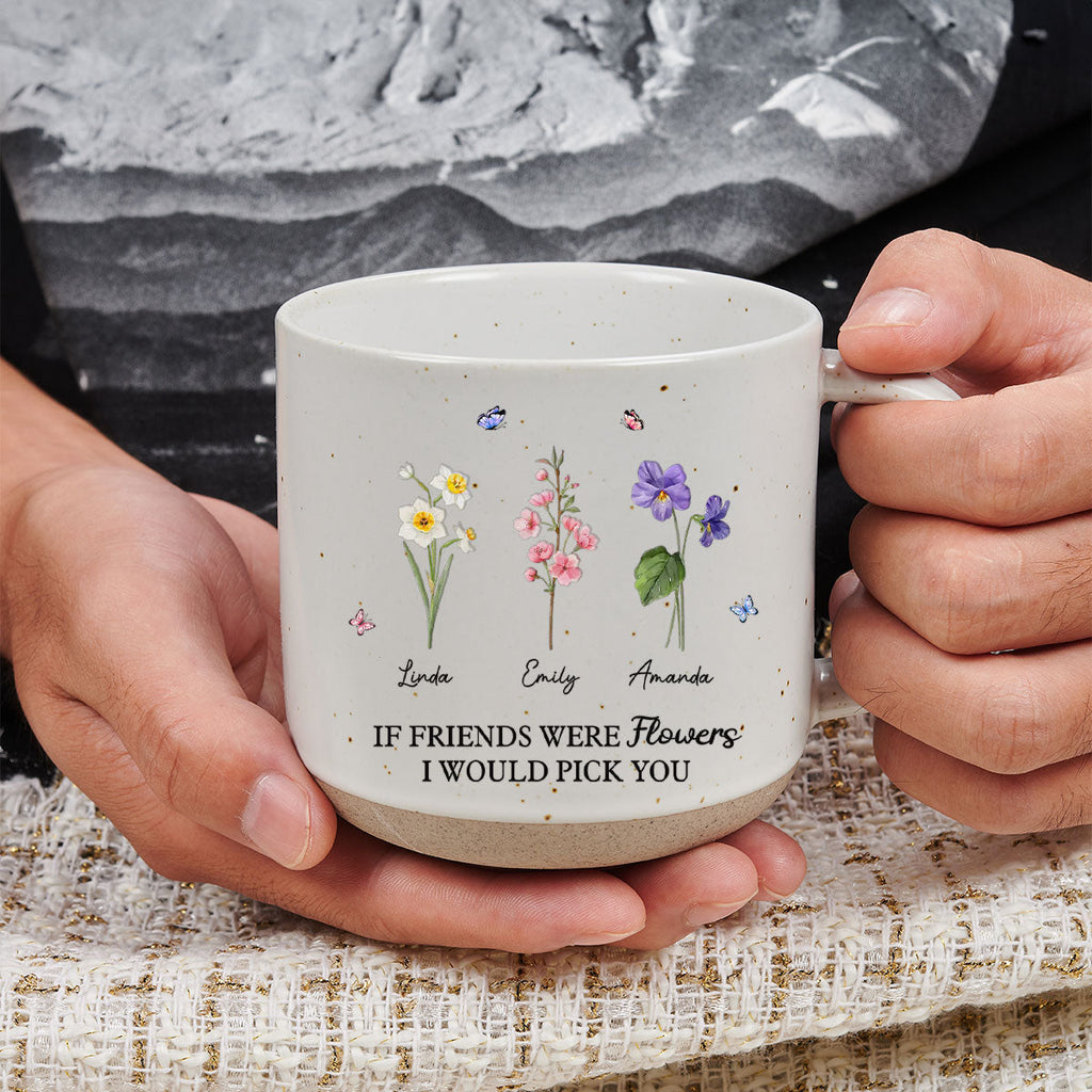 Custom Best Friend, Christmas & Birthday Friendship Keepsake Gift • I Would Pick You - Personalized Pottery Mug