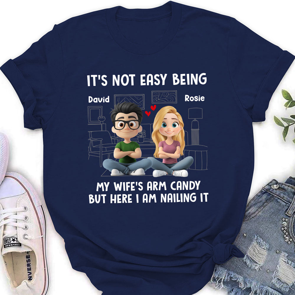 Custom Christmas Anniversary Keepsake Gifts For Husband • Wife Arm Candy - Personalized Shirt