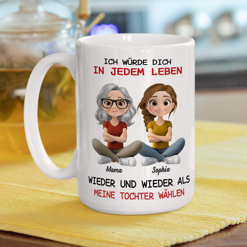 Custom Christmas & Birthday Gift for Daughter • Immer deine Wahl – Personalisierte Tasse