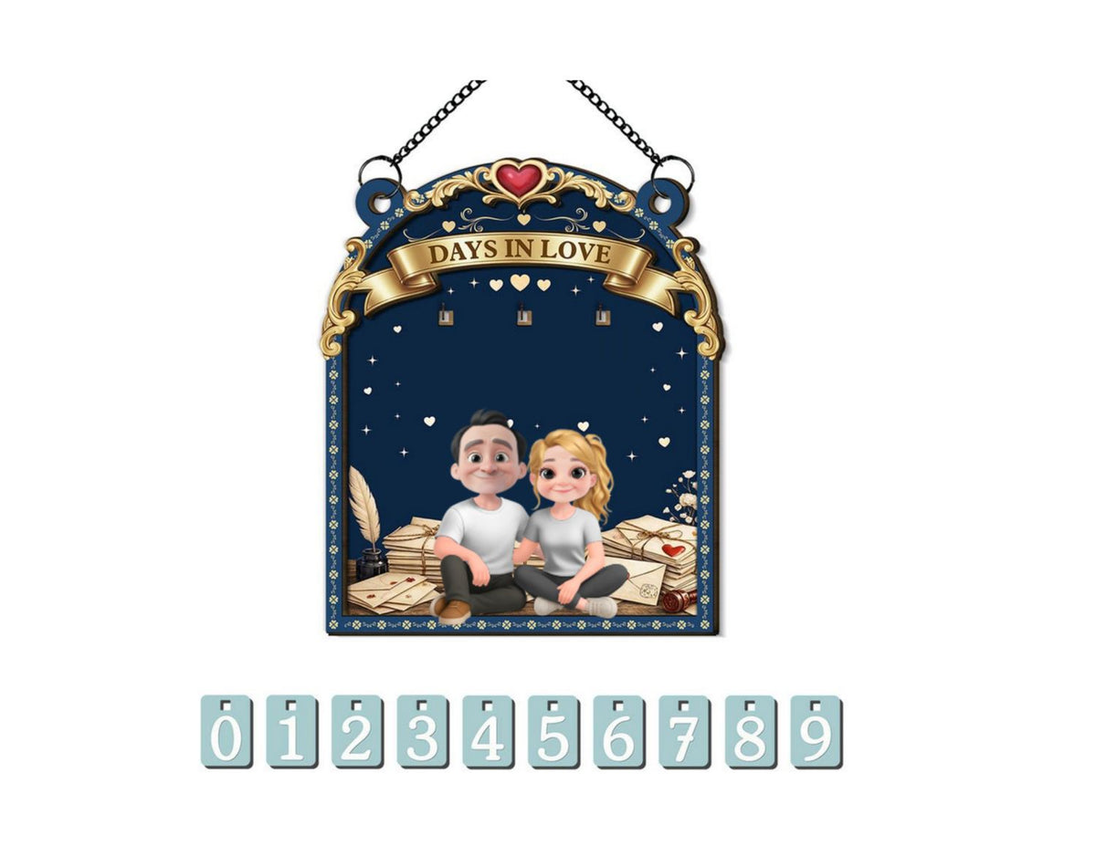 Forever In Love - Personalized Tracker Sign