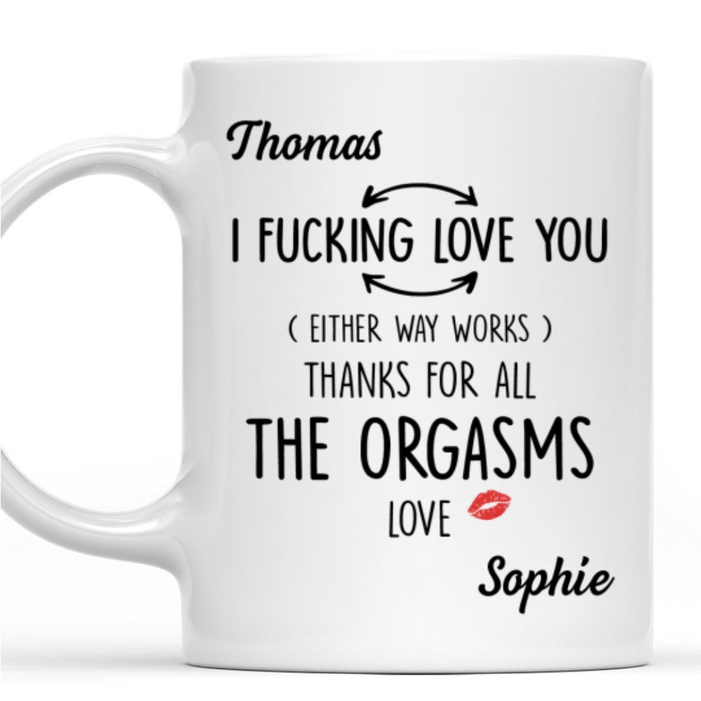 Custom Anniversary Keepsake Gifts For Couple • Thanks For All The Things You Did - Personalized Coffee Mug