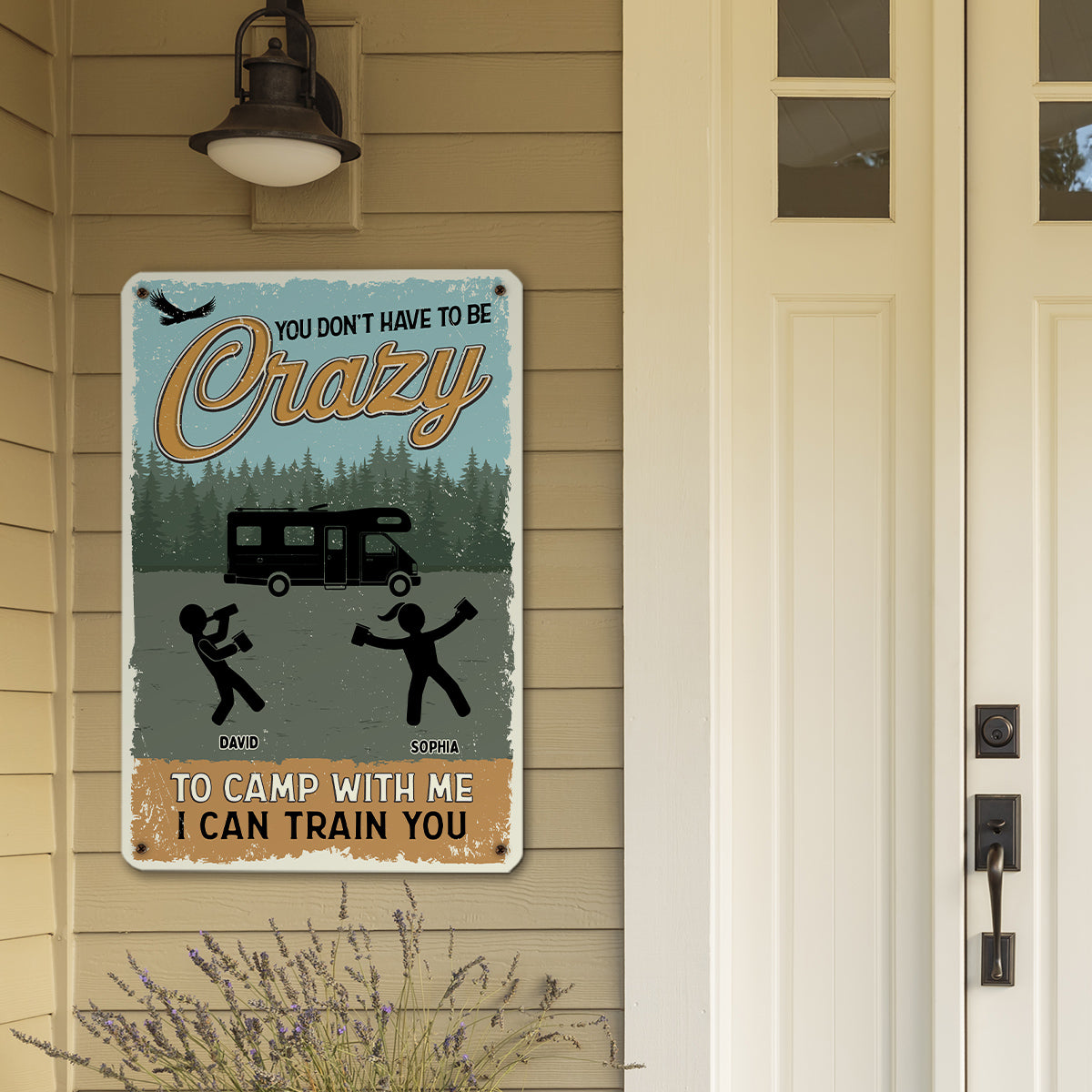 Custom Home & Wall Decor, Birthday & Christmas Gift • Campfire Smoke Is My Perfume - Personalized Metal Signs