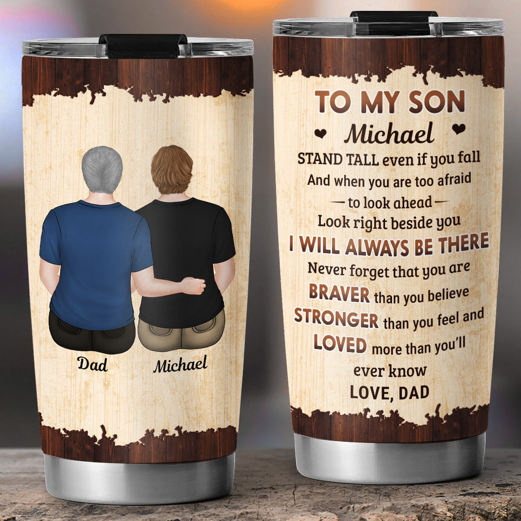 Custom Christmas Birthday Gifts For Grandson, Son • From Mom To Son - Personalized Tumbler