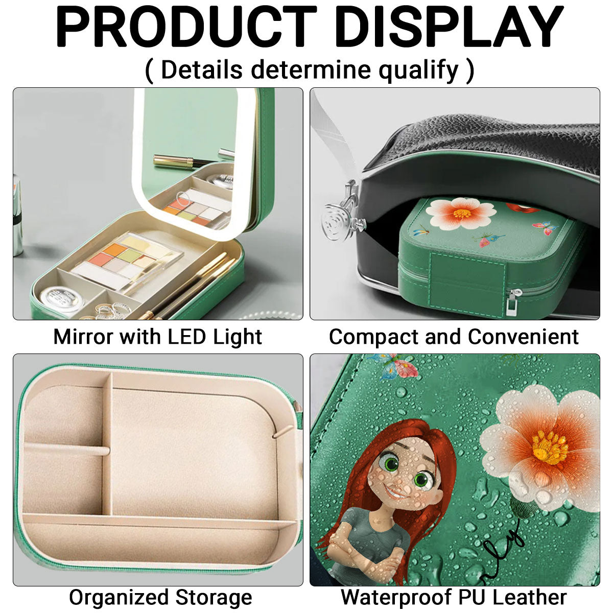 Beautiful Little Soul - Personalized Jewelry Box With LED Mirror