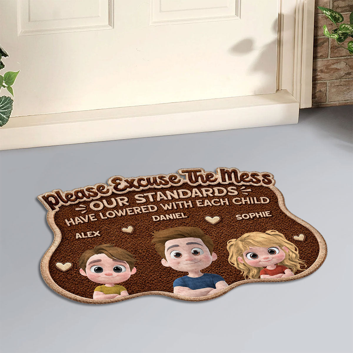 Our Kids - Personalized Doormat