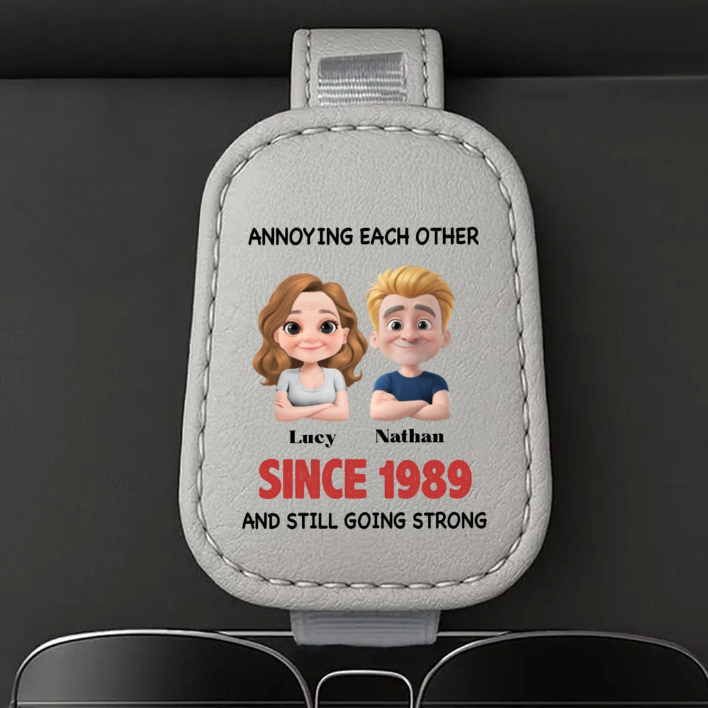 Annoying Each Other - Sunglasses Holder For Car Visor