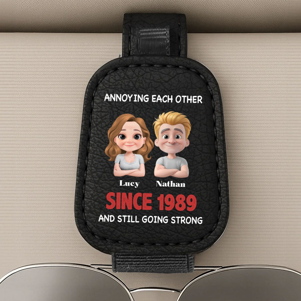 Annoying Each Other - Sunglasses Holder For Car Visor