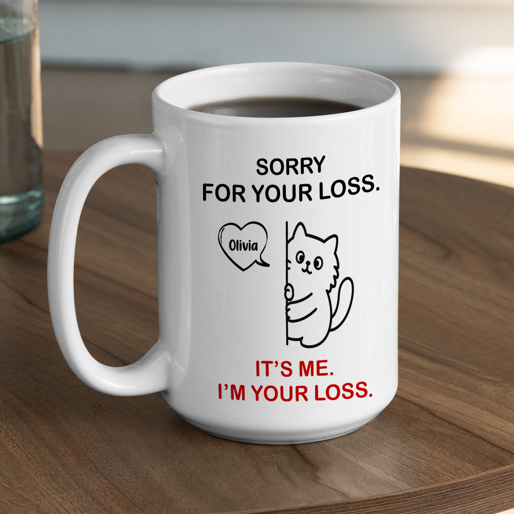 Custom Coworker, Christmas & Birthday Team Appreciation Gift • Look Who You Just Lost - Personalized Coffee Mug