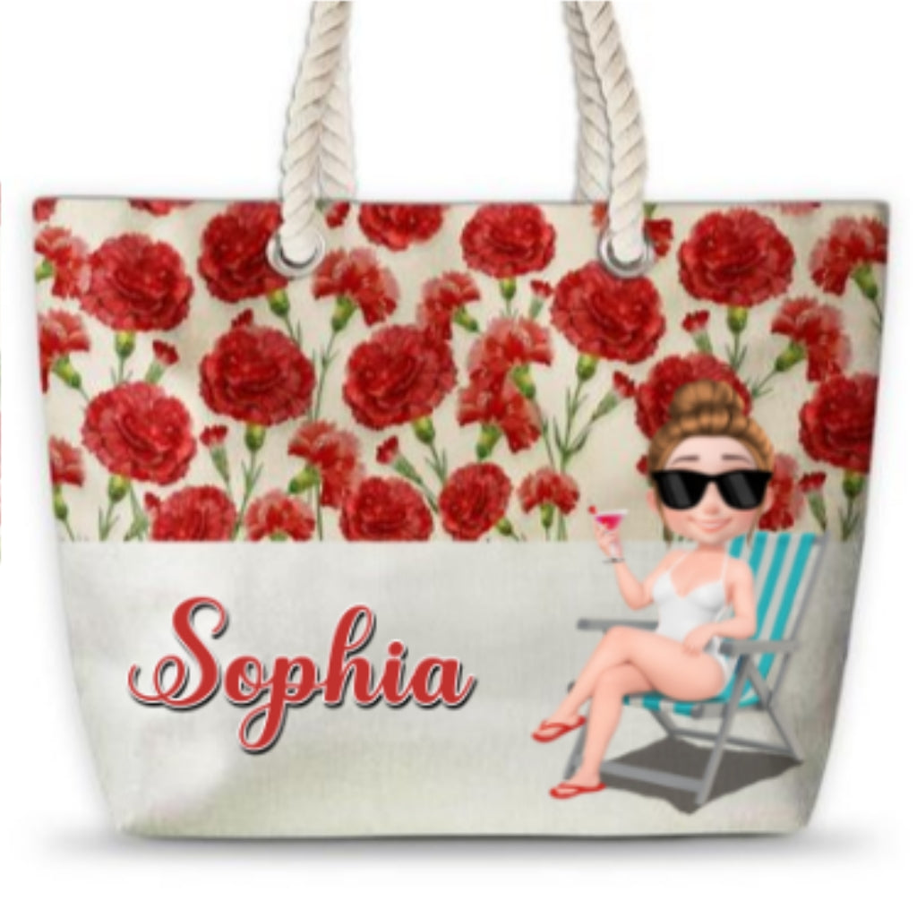 Sassy Summer Vibes - Personalized Beach Bag
