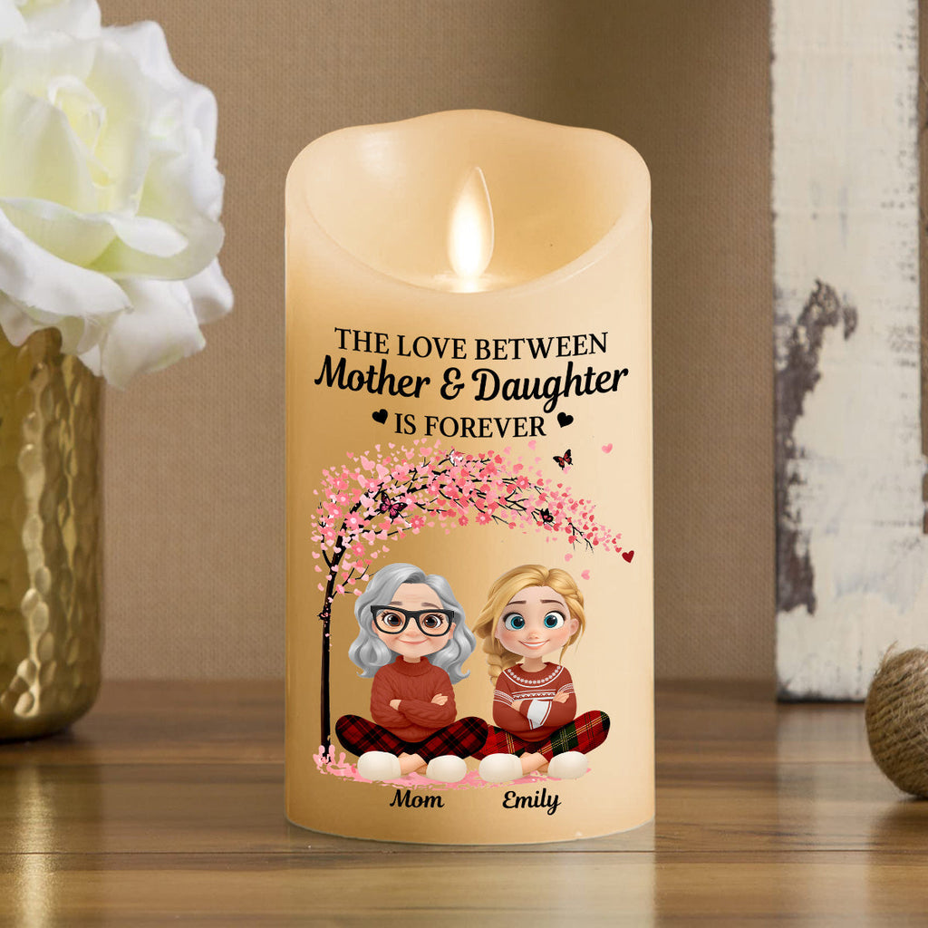 Love Between Us Lasts Forever - Personalized LED Candle