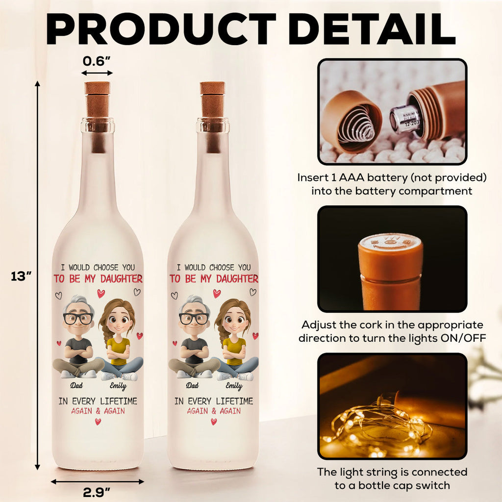 Always Choose You - Personalized Bottle Lamp