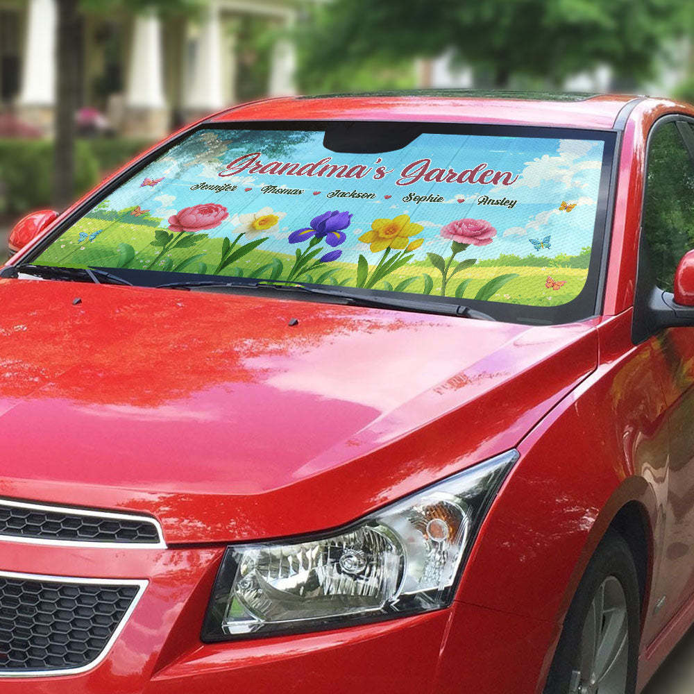Grandma Garden - Personalized Car Sunshade
