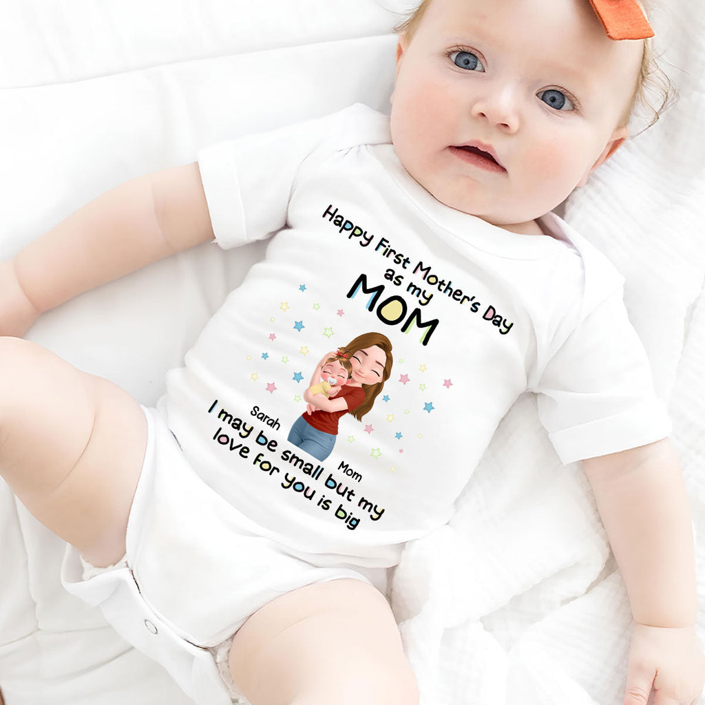 First Mother Day With Baby - Personalized Baby Onesie