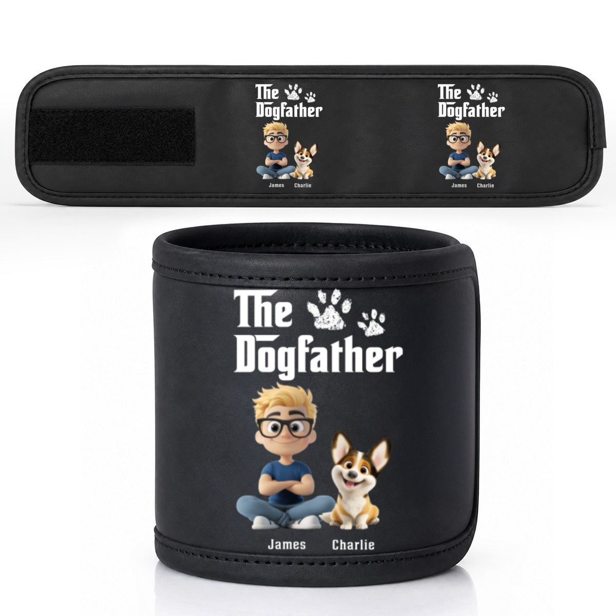 Cool Dog Father - Personalized Magnetic Tool Wristband