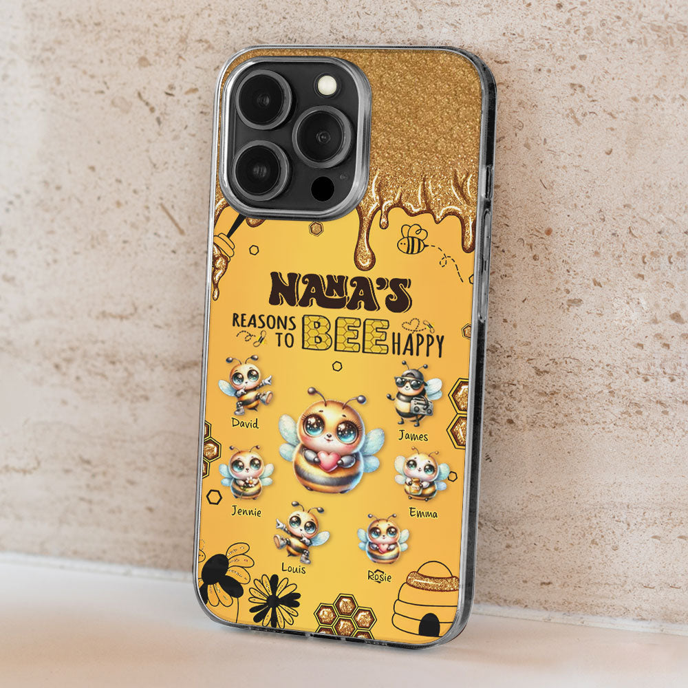 Bee Happy - Personalized Phone Case
