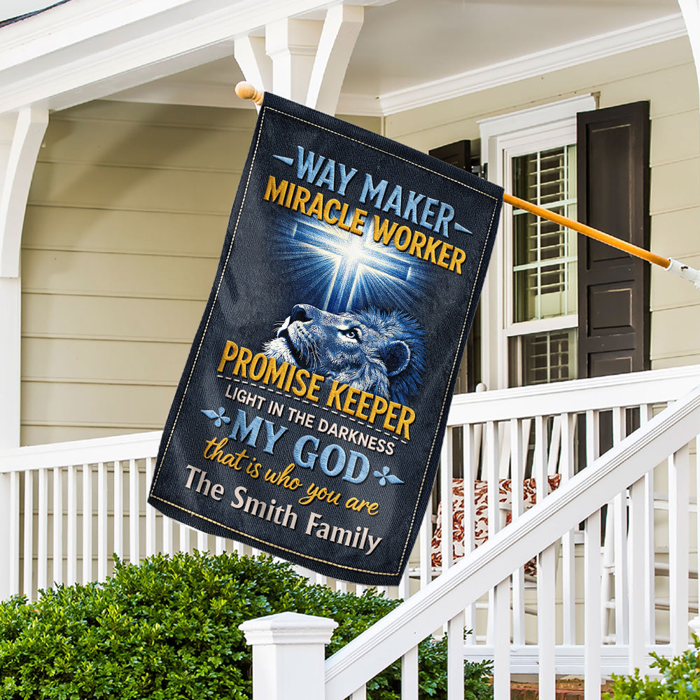 Way Maker - Personalized Flag
