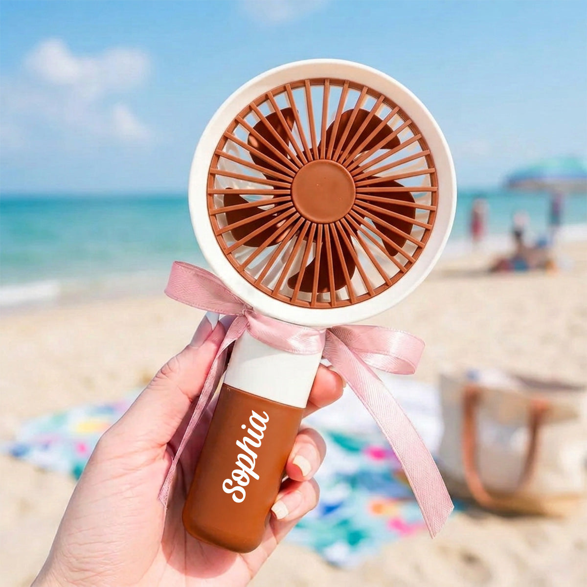 Summer Vibes - Personalized Handheld Fan