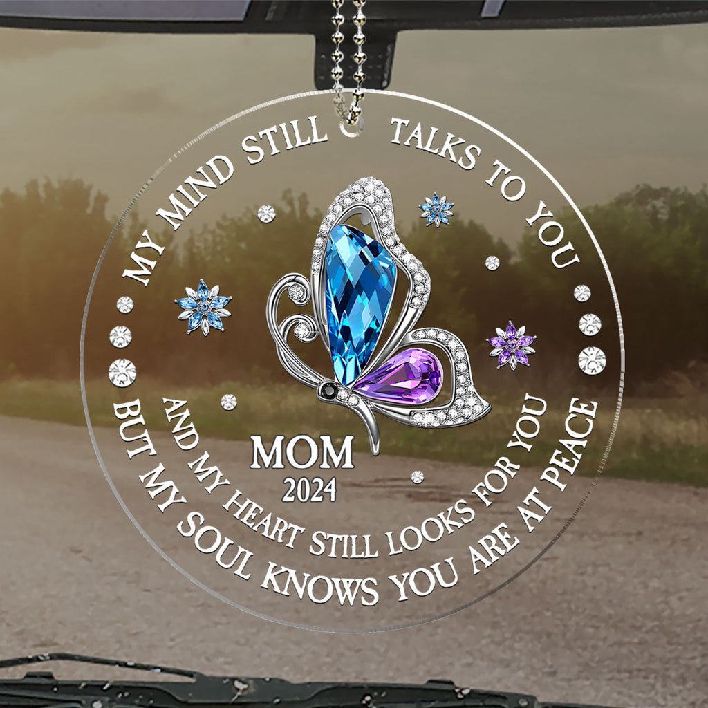 My Soul Knows You Are At Peace Ver 2 - Personalized Car Ornament